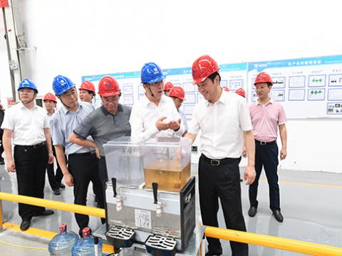 市委书记潘早云深入BBIN宝盈集团集团开展清静生产检查